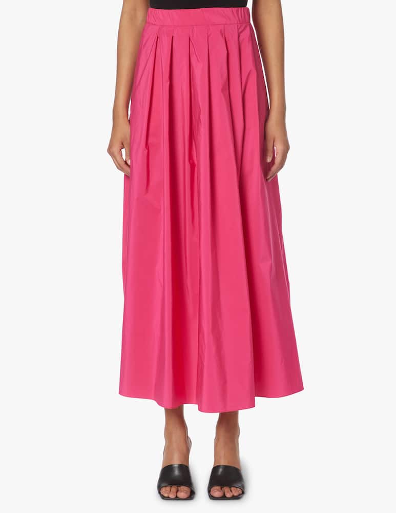 rinascente Weekend Max Mara Gonna maxi con elastico vita in taffettà Nirvana - rosa