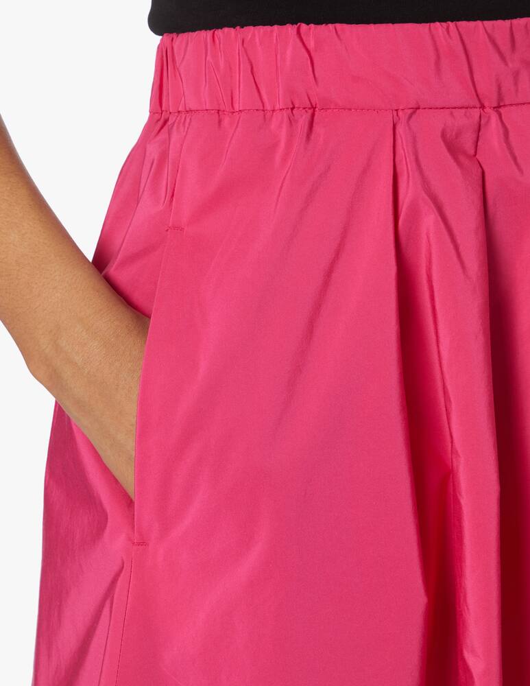 rinascente Weekend Max Mara Gonna maxi con elastico vita in taffettà Nirvana - rosa