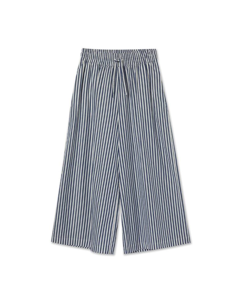 rinascente Weekend Max Mara Piombo cotton cropped trousers - white