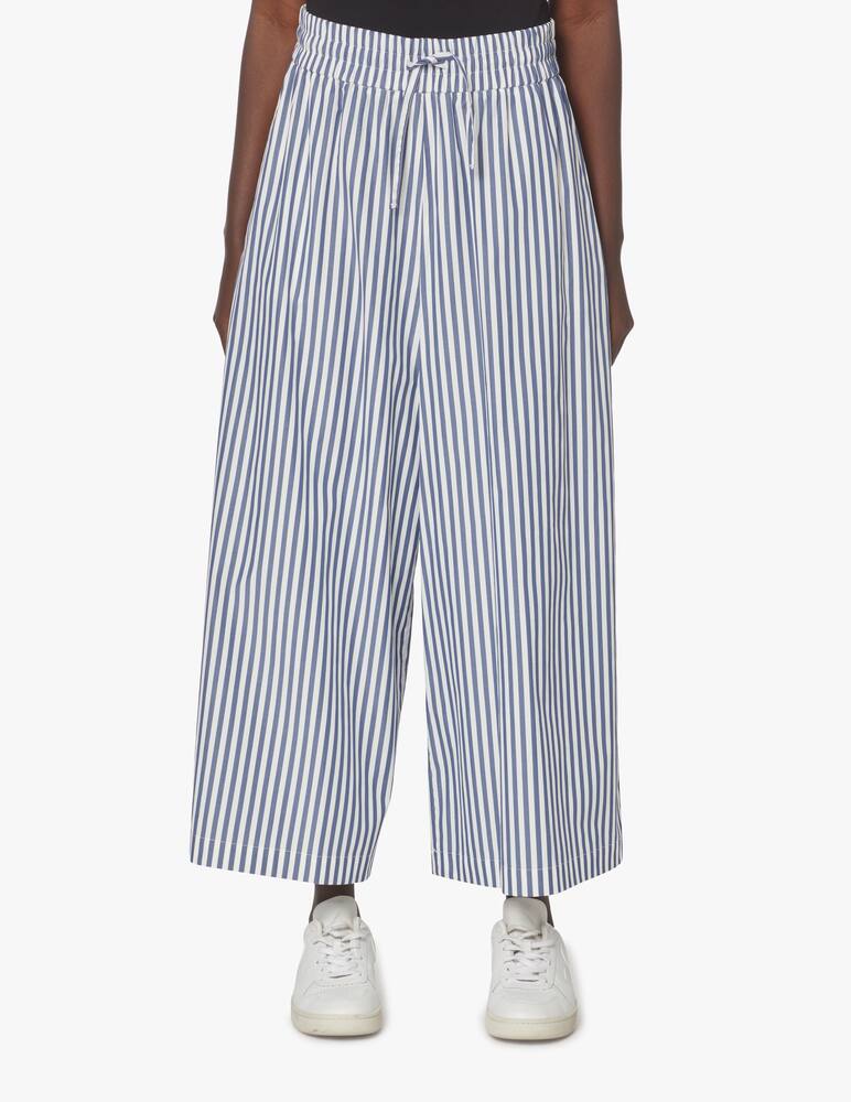 rinascente Weekend Max Mara Piombo cotton cropped trousers - white