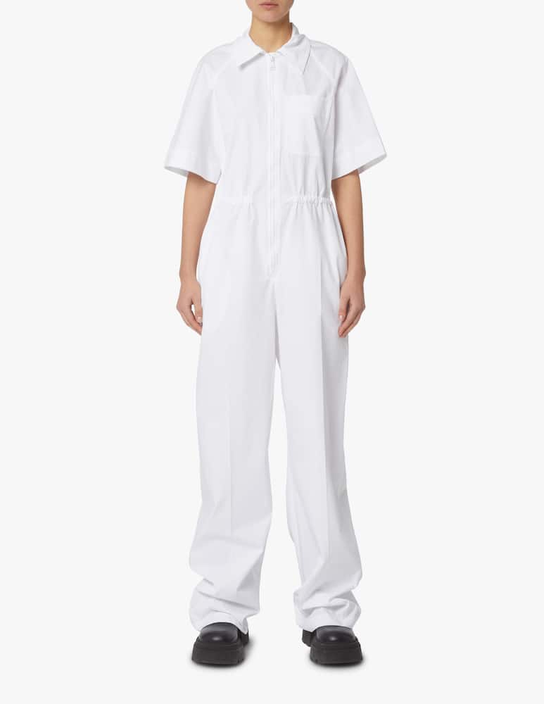 rinascente Sportmax Tuta a manica corta in cotone Grazia - bianco