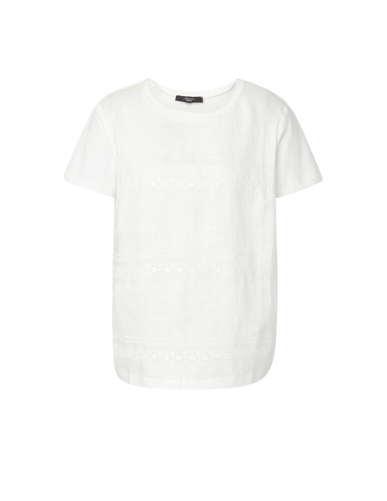 rinascente Weekend Max Mara Parsec cotton and linen blend blouse - white