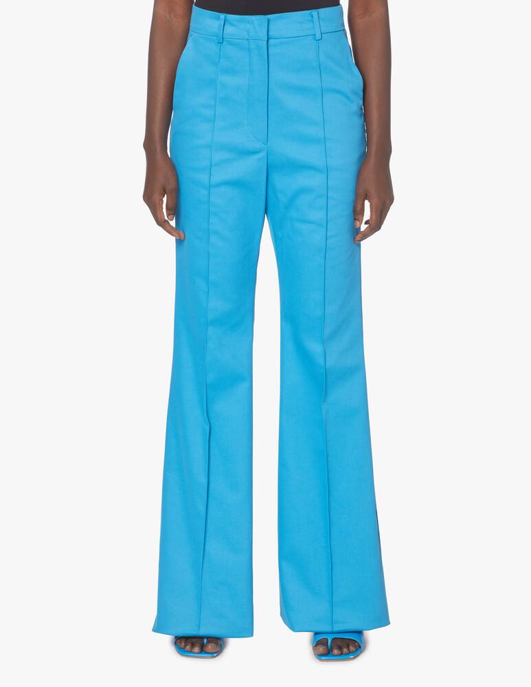 rinascente Sportmax Augusta high rise flare trousers - light blue