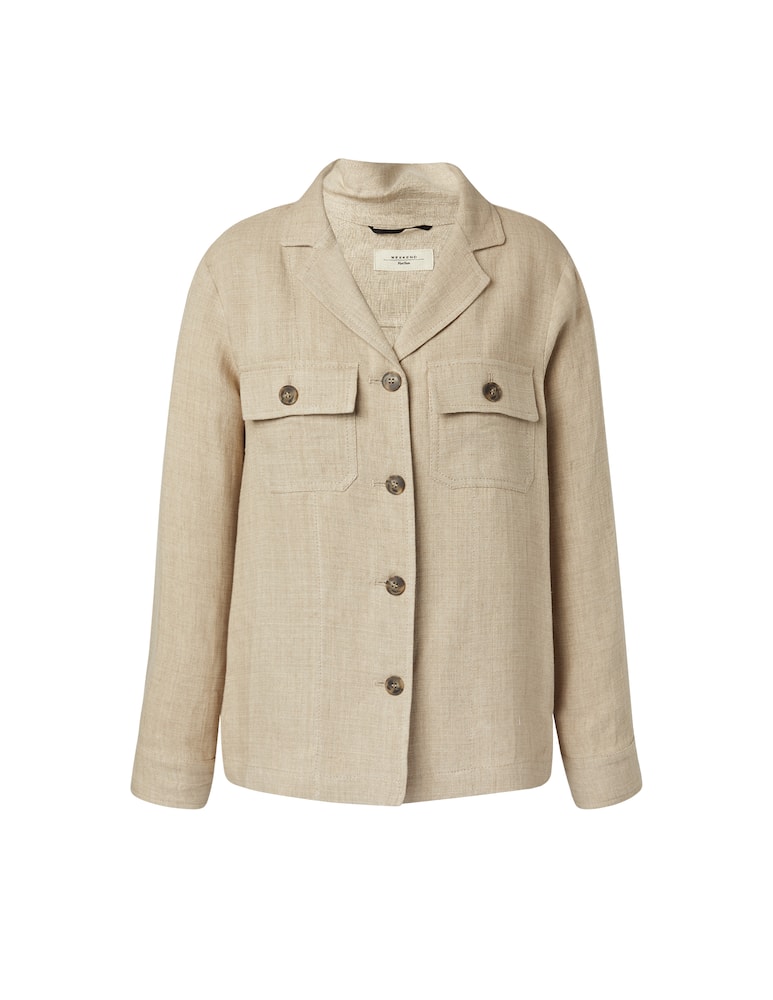 rinascente Weekend Max Mara Lira linen jacket - beige