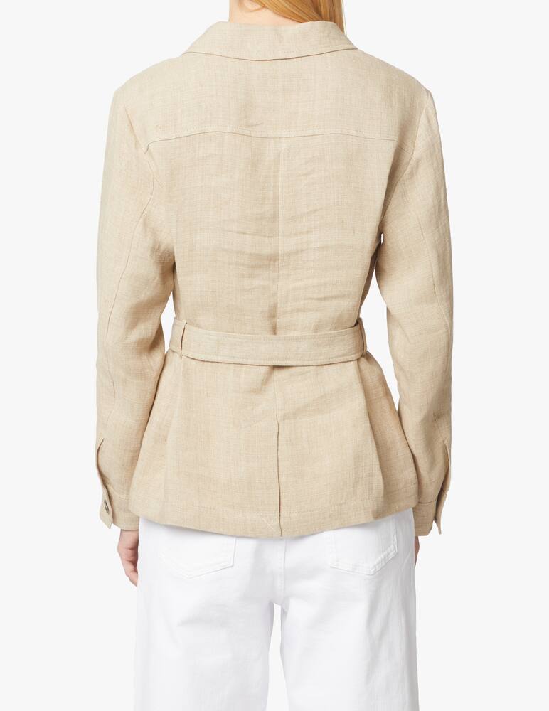 rinascente Weekend Max Mara Lira linen jacket - beige