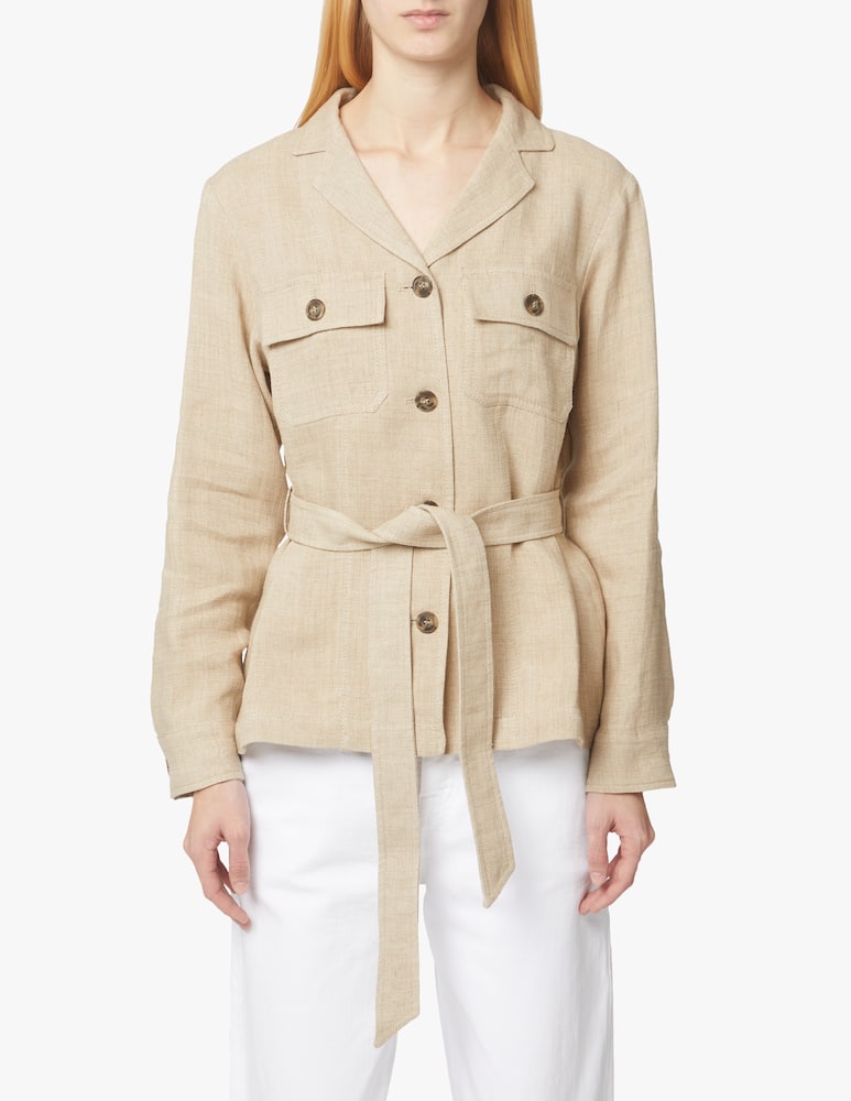 rinascente Weekend Max Mara Lira linen jacket - beige
