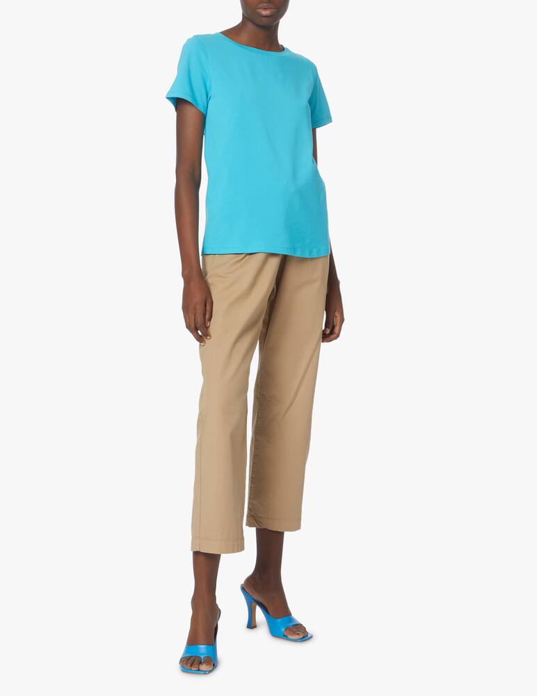 rinascente Weekend Max Mara T-shirt in cotone Multif - azzurro