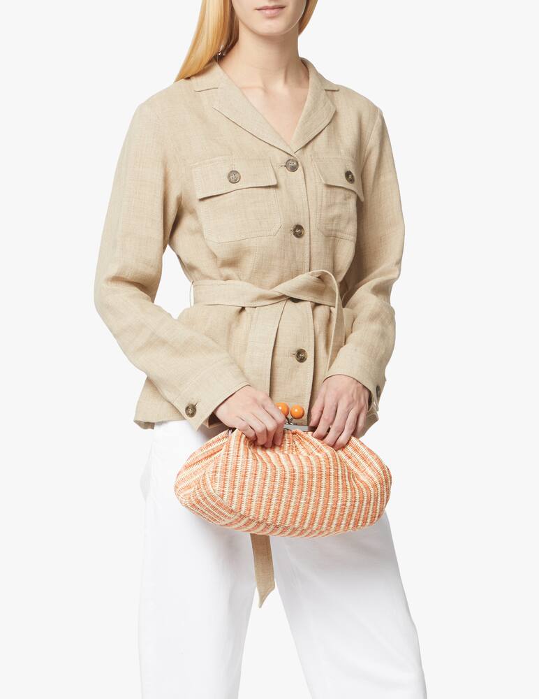 rinascente Weekend Max Mara Pasticcino M Capua hand bag - orange