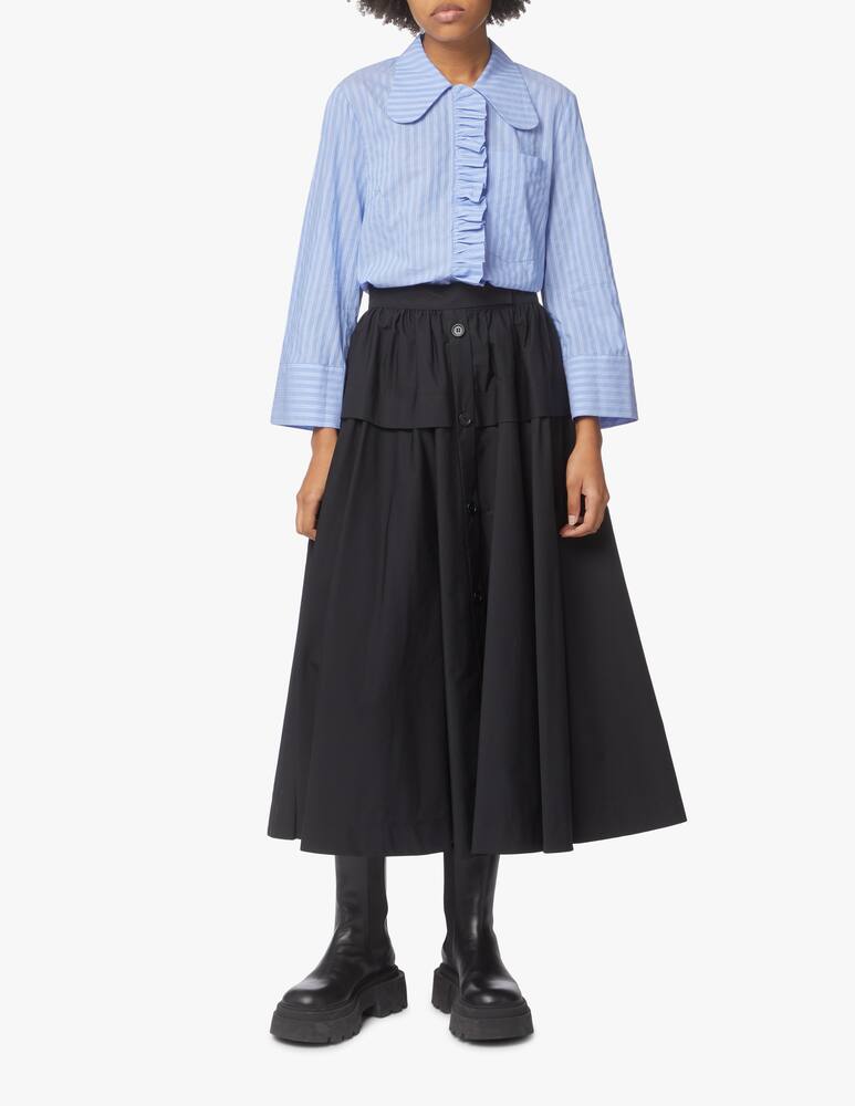 Sportmax Boemia midi skirt with bottons - black - picture 1 Sportmax Boemia midi skirt with bottons - black - picture 1
