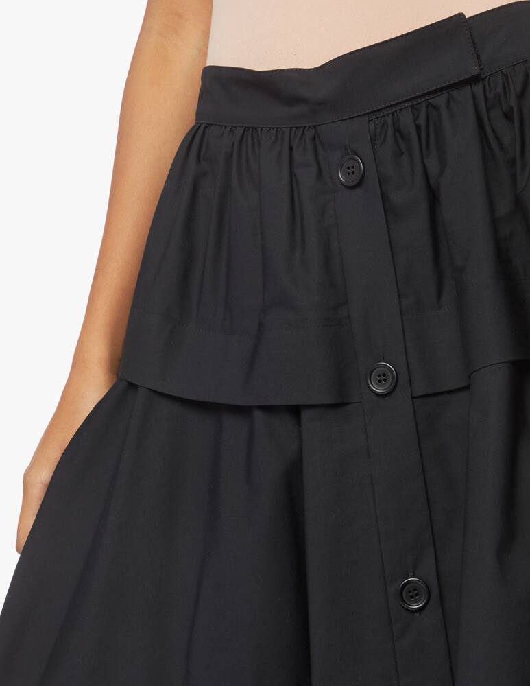 Sportmax Boemia midi skirt with bottons - black - picture 4 Sportmax Boemia midi skirt with bottons - black - picture 4