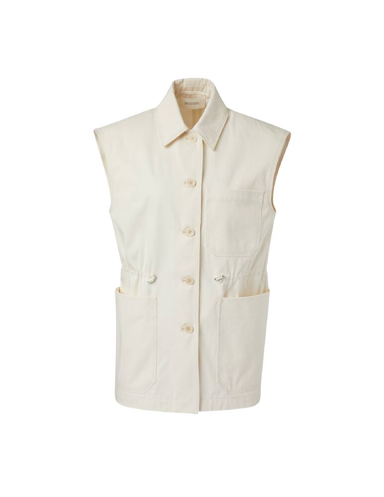 rinascente Sportmax Gilet chemise Alec - bianco