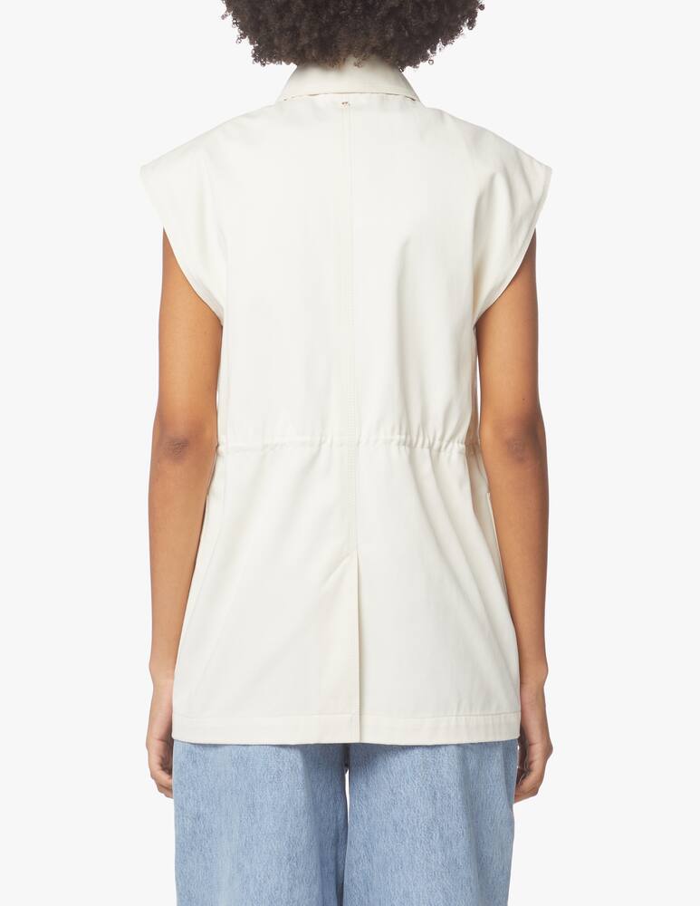 rinascente Sportmax Gilet chemise Alec - bianco