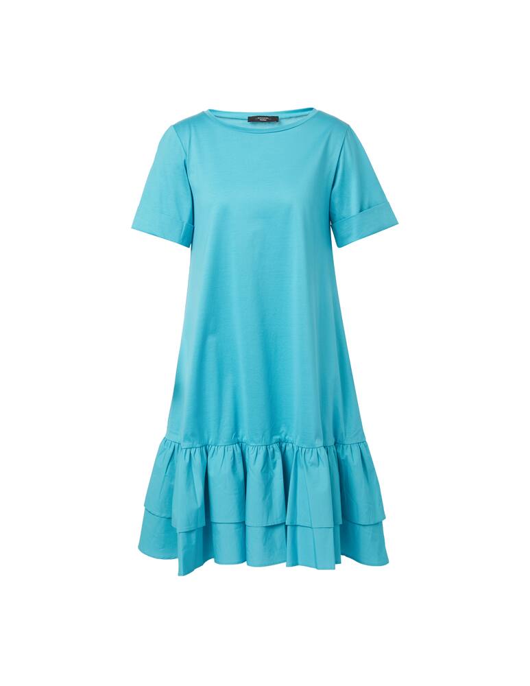 rinascente Weekend Max Mara Baccano cotton jersey dress - light blue