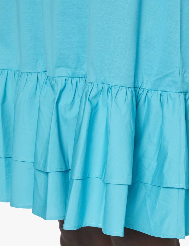 rinascente Weekend Max Mara Baccano cotton jersey dress - light blue