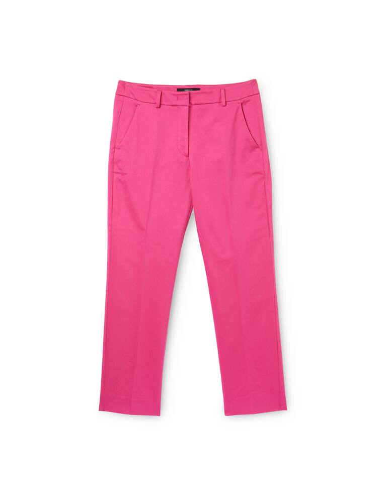 rinascente Weekend Max Mara Gineco cotton and linen blend cigarette trousers - pink