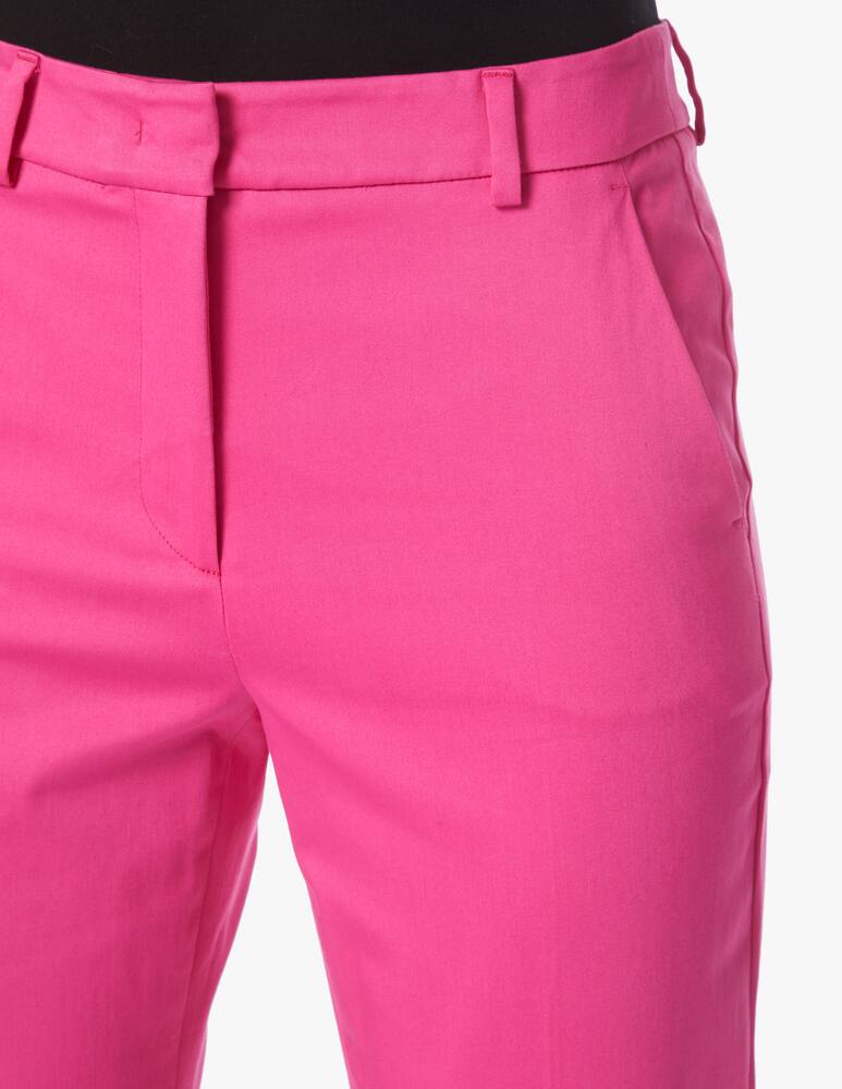 rinascente Weekend Max Mara Gineco cotton and linen blend cigarette trousers - pink