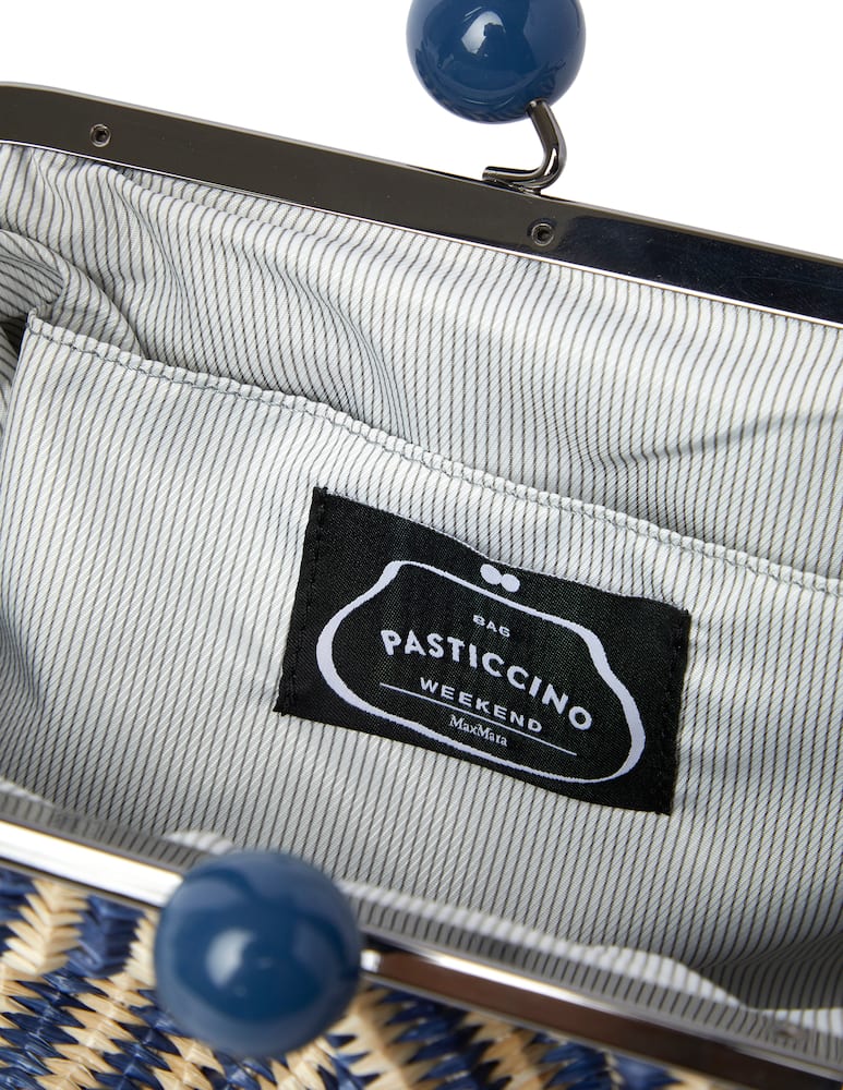 rinascente Weekend Max Mara Pasticcino M Capua hand bag - blue