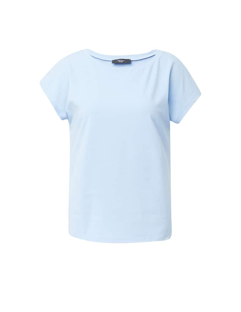 rinascente Weekend Max Mara Blusa in cotone con maniche a palloncino Multie - azzurro