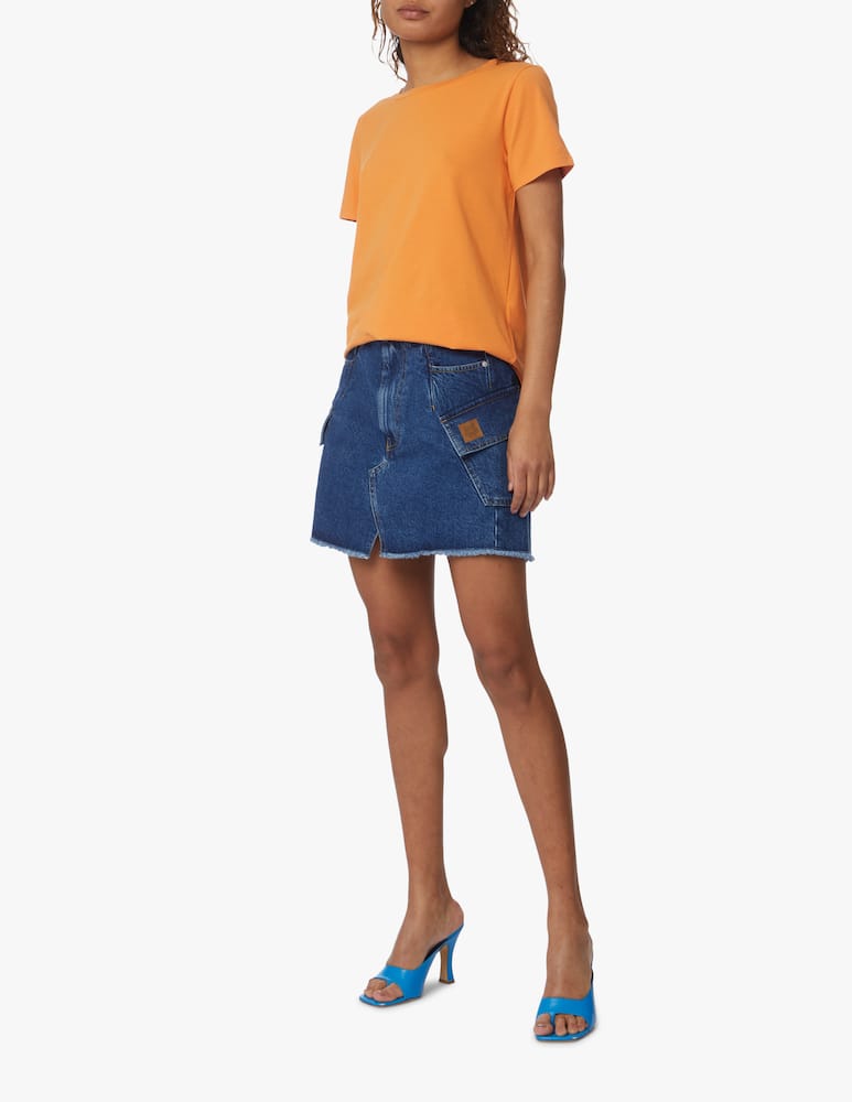rinascente Weekend Max Mara T-shirt in cotone Multif - arancione