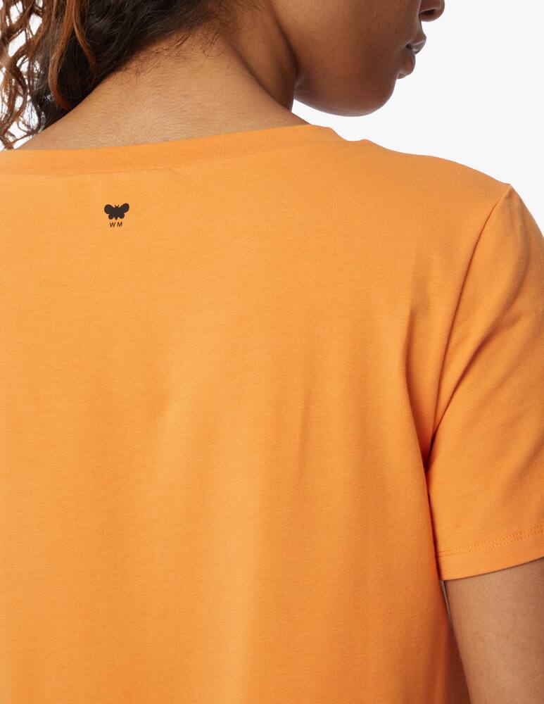 rinascente Weekend Max Mara T-shirt in cotone Multif - arancione