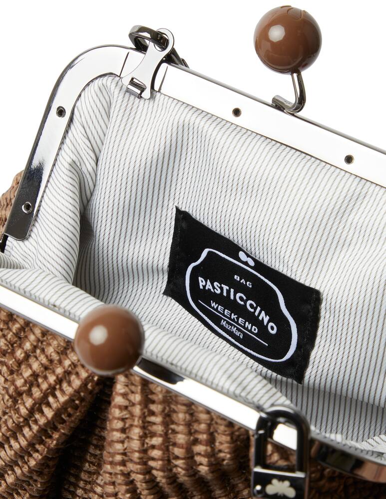 rinascente Weekend Max Mara Borsa a mano Pasticcino S Bard in rafia - marrone