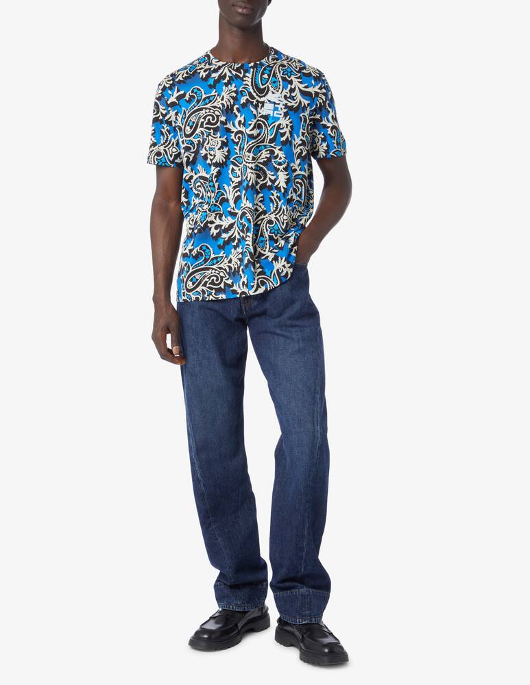 rinascente ETRO Regular cotton T-shirt - Blue