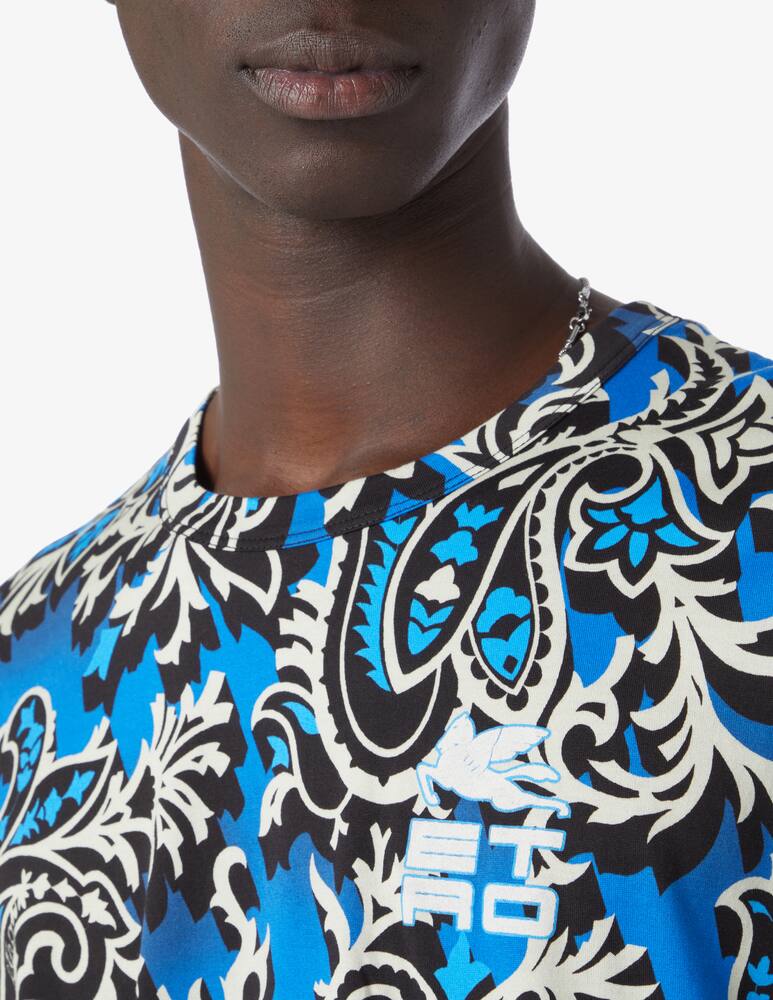 rinascente ETRO Regular cotton T-shirt - Blue