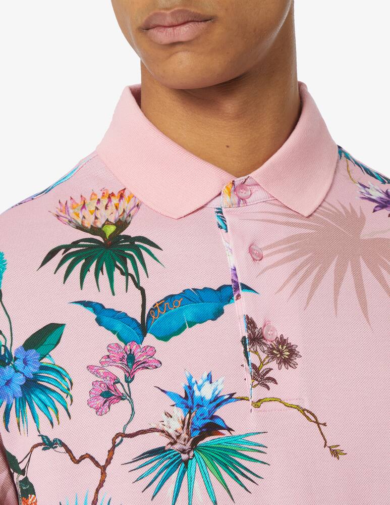 rinascente ETRO Golino roma polo shirt Pink 