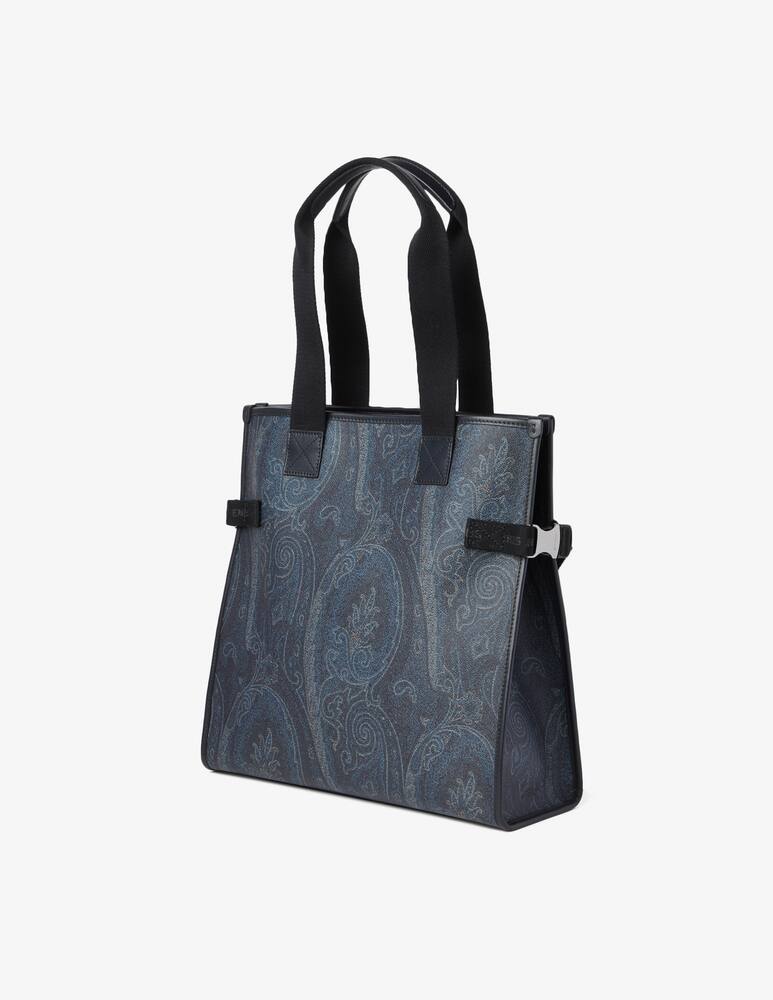 rinascente ETRO Color block arnica shopping bag 