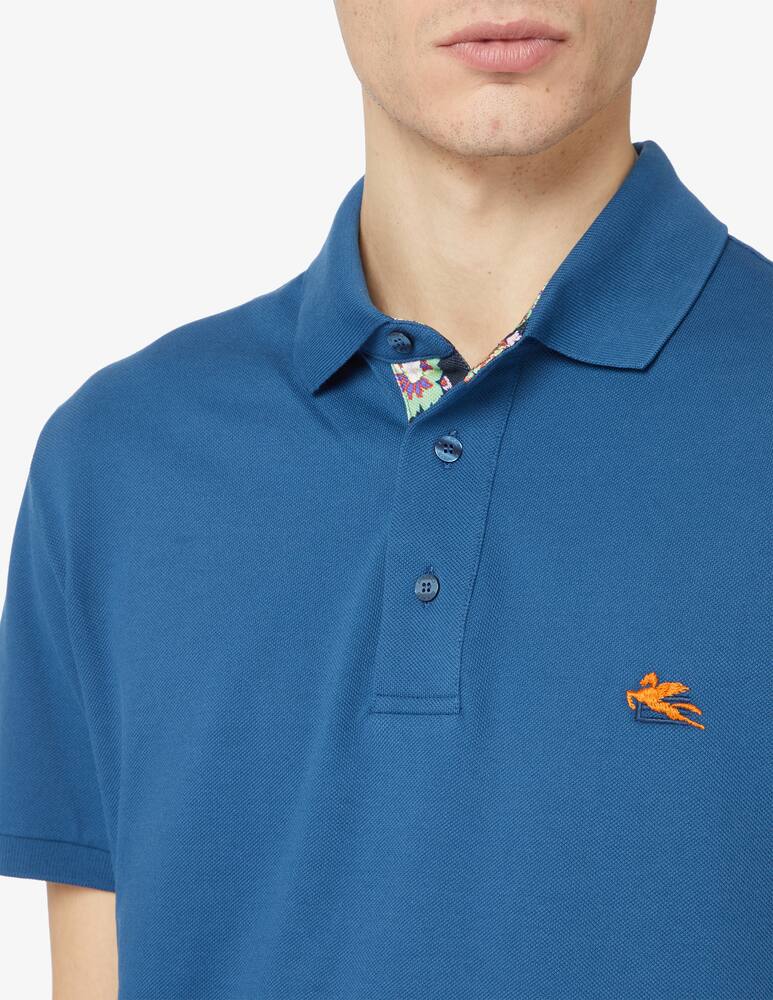 rinascente ETRO Polo roma maniche corte dettagli stampa 