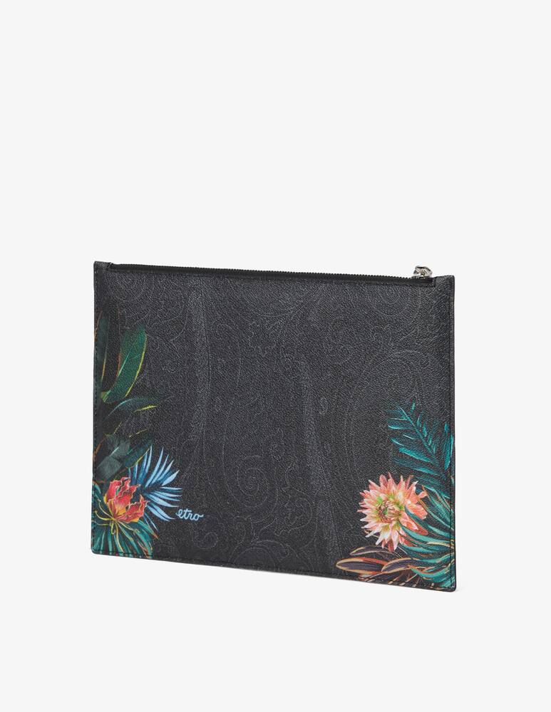 rinascente ETRO Porta ipad pvc stampa pantera 