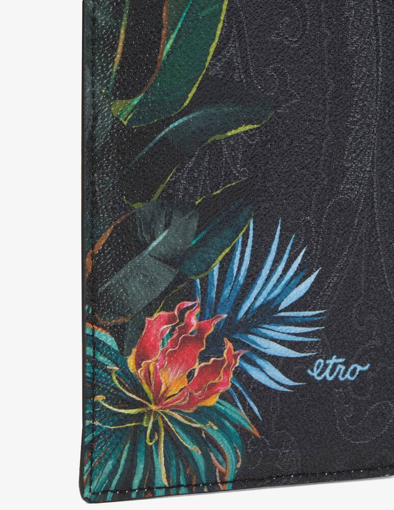 rinascente ETRO Porta ipad pvc stampa pantera 