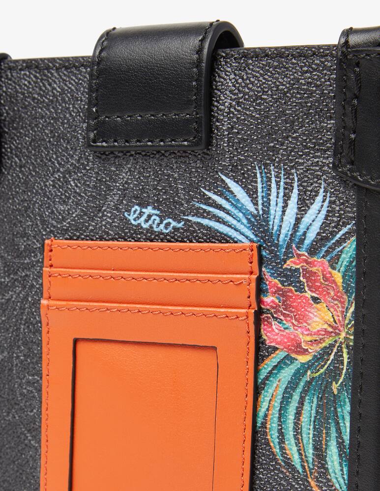 rinascente ETRO Porta cellulare pvc stampa pantera 