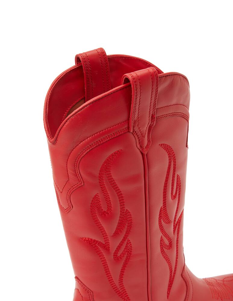 rinascente Sonora Stivale cowboy in pelle di vitello Santa Fe