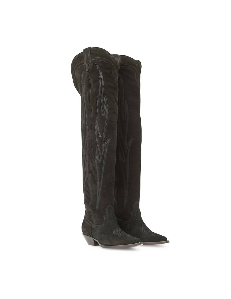 rinascente Sonora Stivali cuissardes in pelle scamosciata Hermosa 