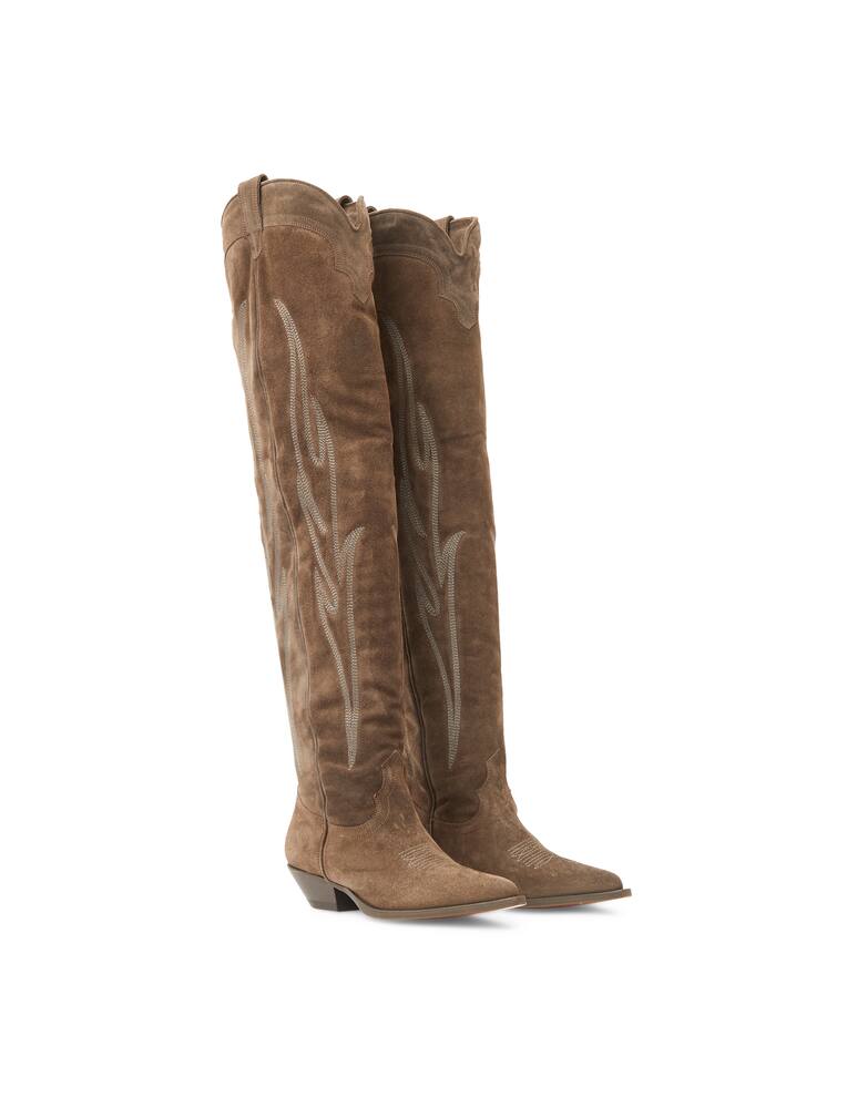 rinascente Sonora Suede over the knee boots Hermosa