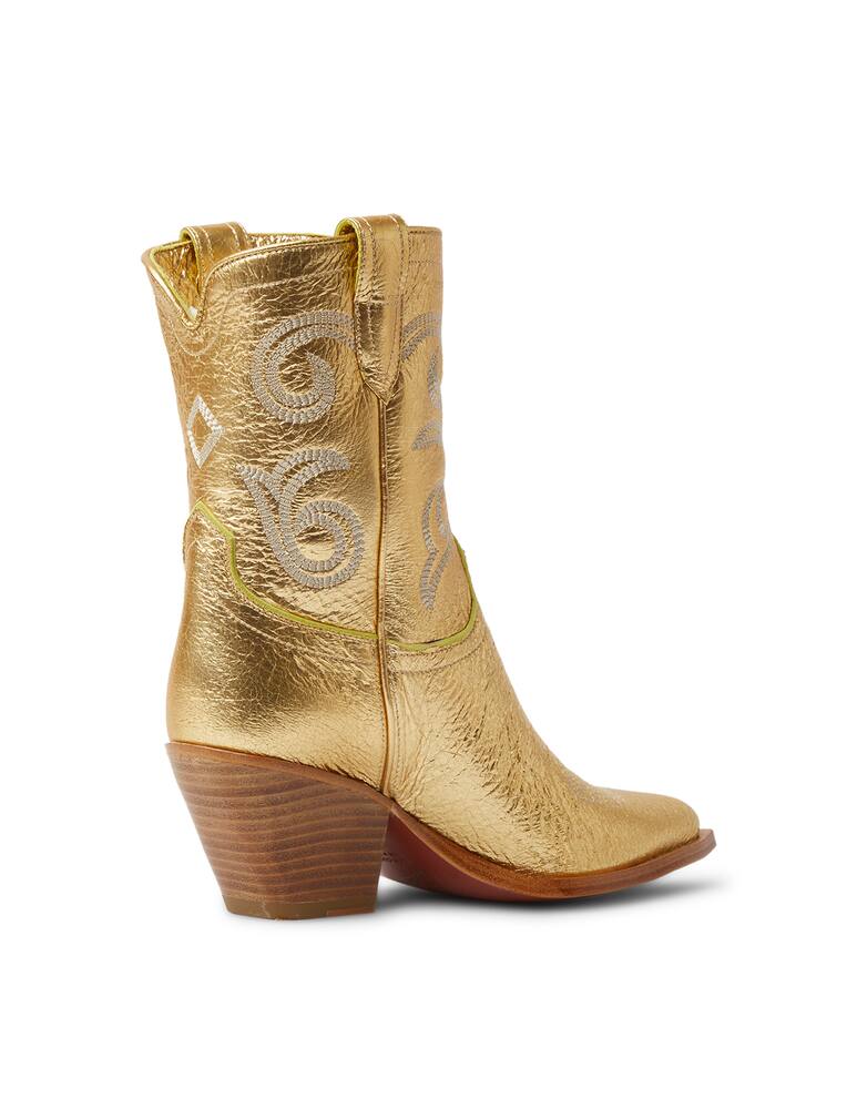rinascente Sonora Perla leather boots - gold