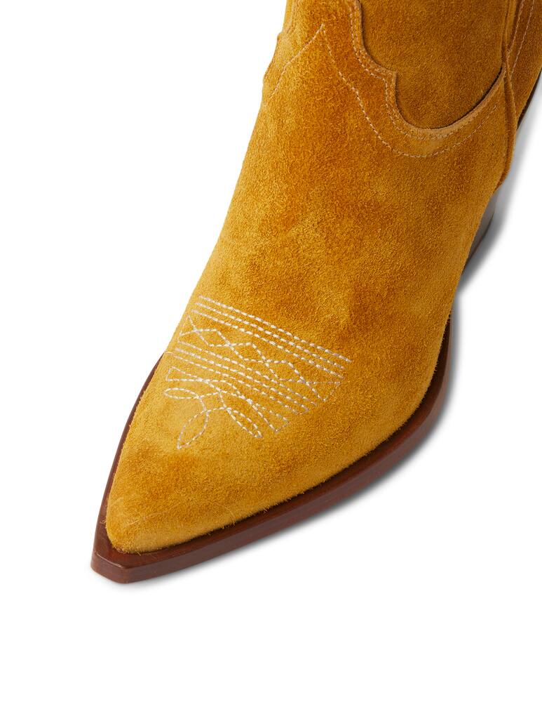 rinascente Sonora Perla velvet boots - brown