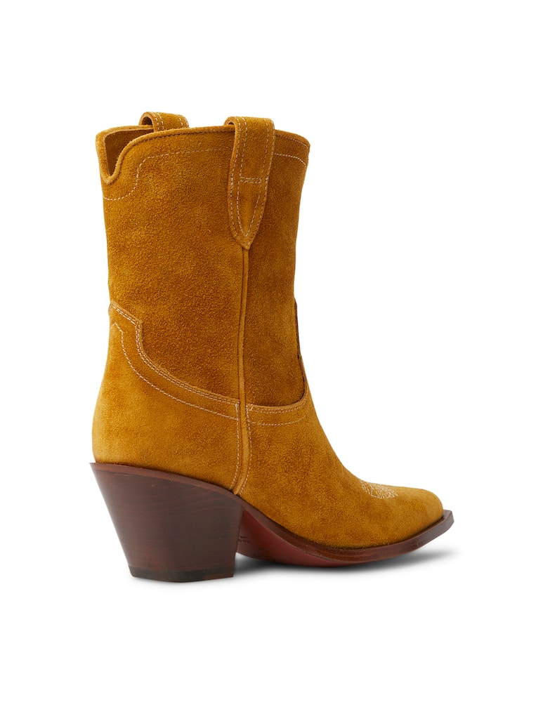 rinascente Sonora Perla velvet boots - brown