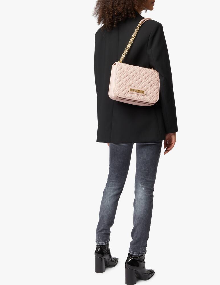 rinascente Love Moschino Quilted shoulder bag New Shiny