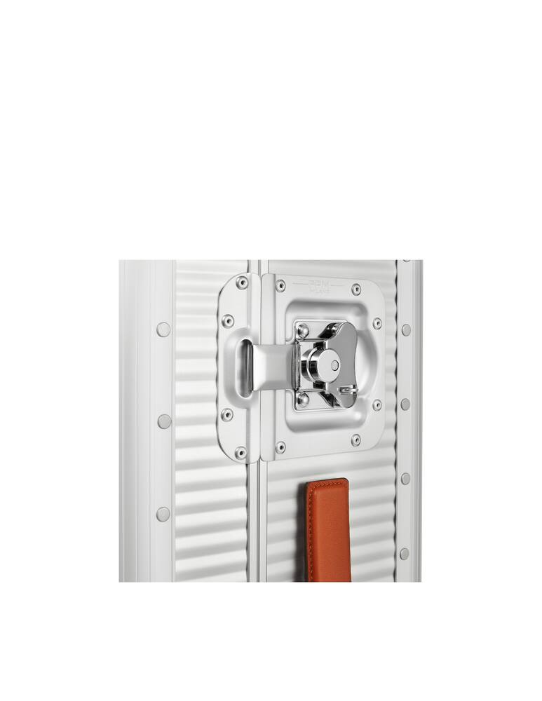 rinascente Fabbrica Pelletterie Milano Bank Spinner 61 Bagaglio Da Stiva - Argento