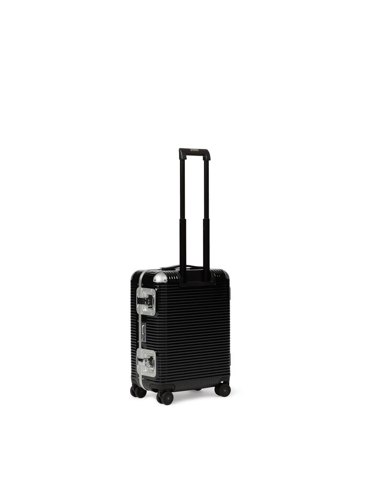 rinascente Fabbrica Pelletterie Milano Bagaglio a mano Trolley Bank Light Spinner 55 - nero