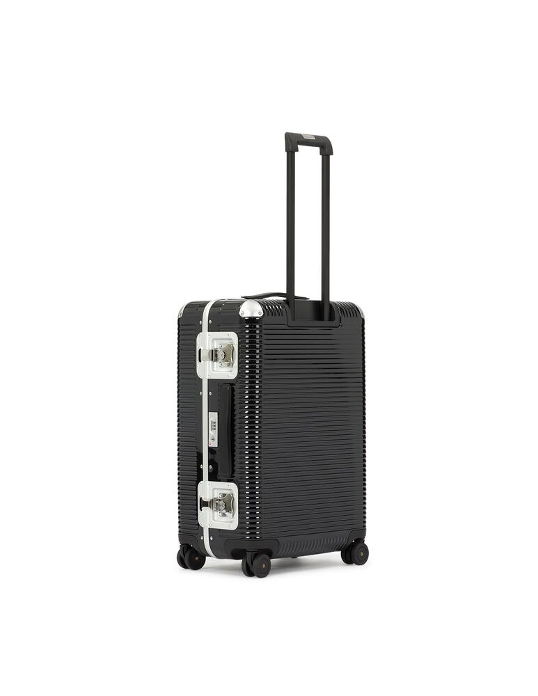 rinascente Fabbrica Pelletterie Milano Check-in Bank Light Spinner 68 trolley - black