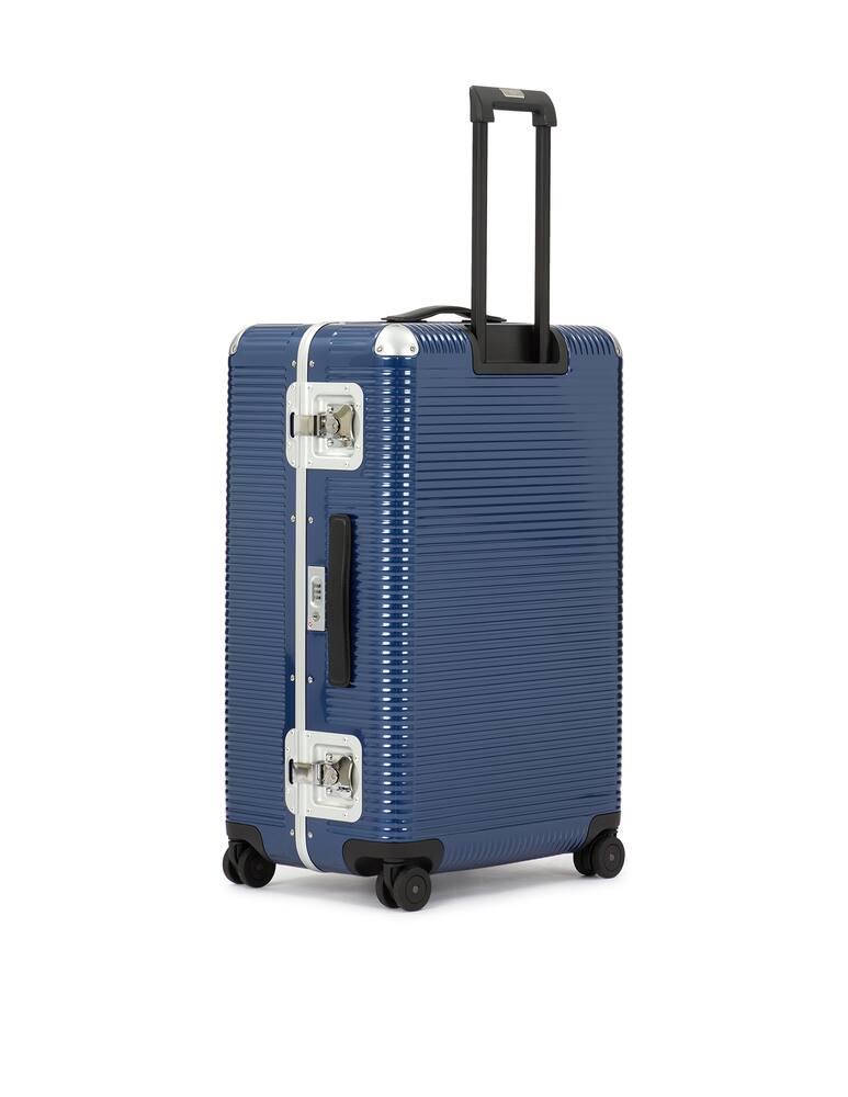 rinascente Fabbrica Pelletterie Milano Bagaglio da stiva Bank Light Trunk on wheels - blu