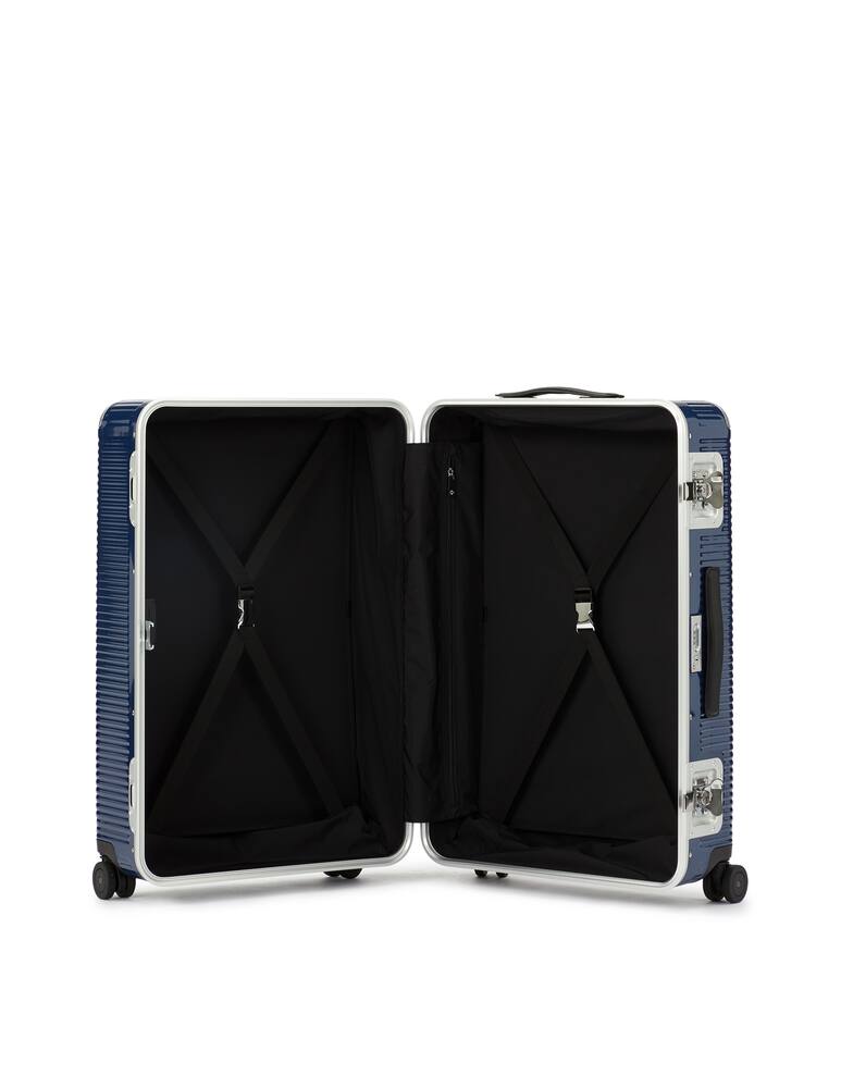 rinascente Fabbrica Pelletterie Milano Bagaglio da stiva Bank Light Trunk on wheels - blu