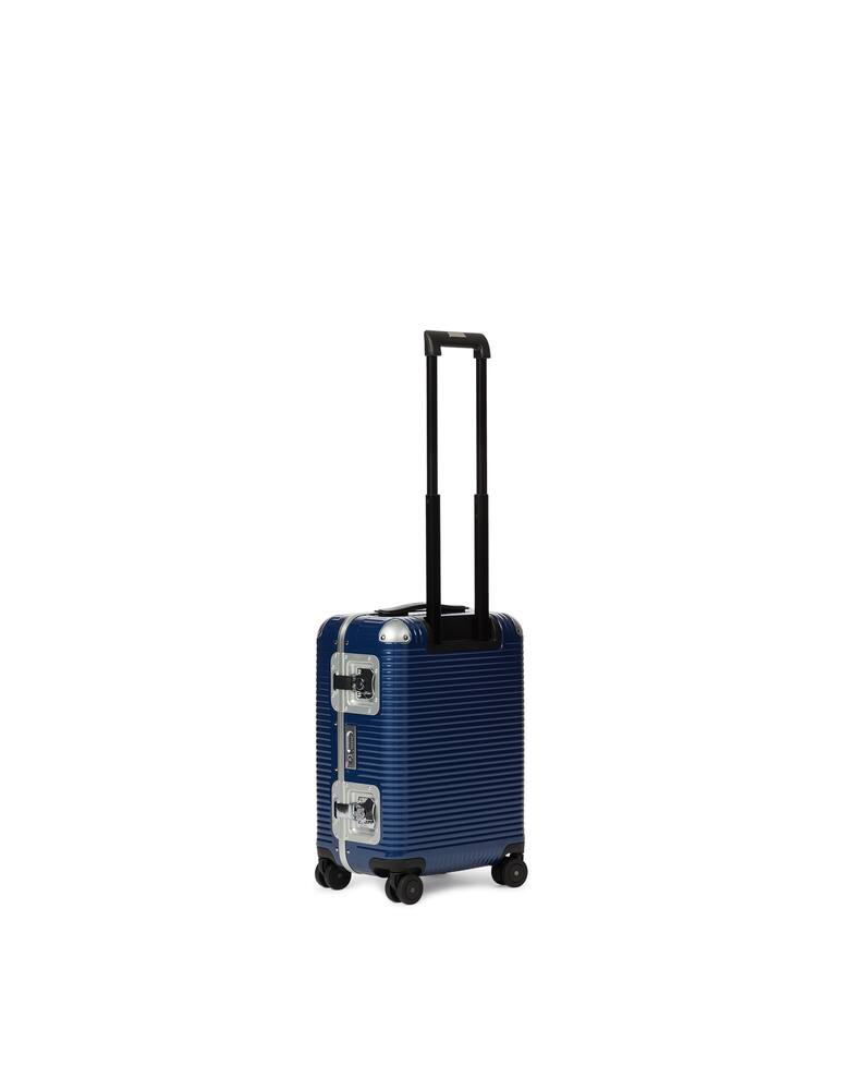 rinascente Fabbrica Pelletterie Milano Bagaglio a mano Trolley Bank Light Spinner 53 - blu