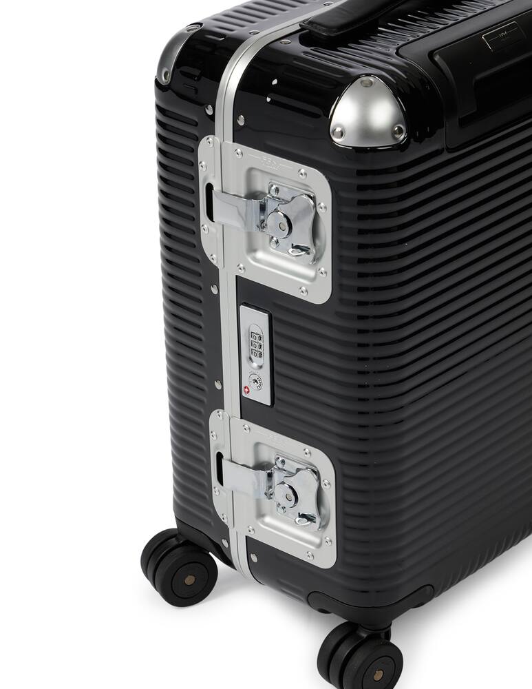 rinascente Fabbrica Pelletterie Milano Trolley Bank Light Spinner 53 - nero