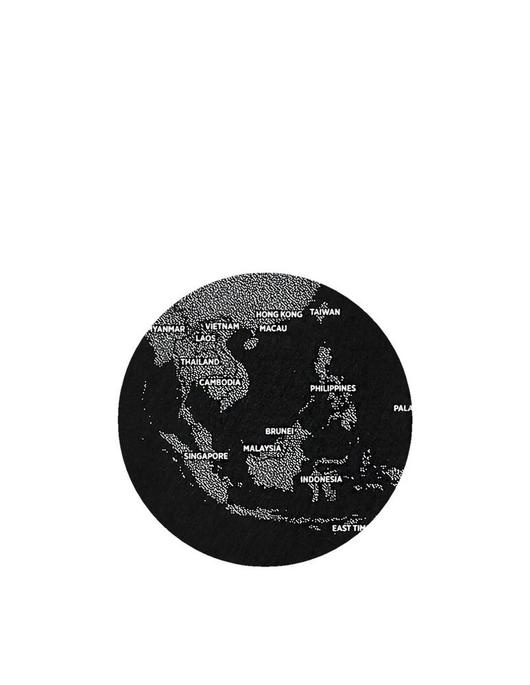 rinascente Palomar Dear World mappa da muro pinnabile nazioni - Nero