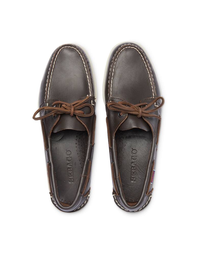 rinascente Sebago Dock side portland oiled leather loafer - brown