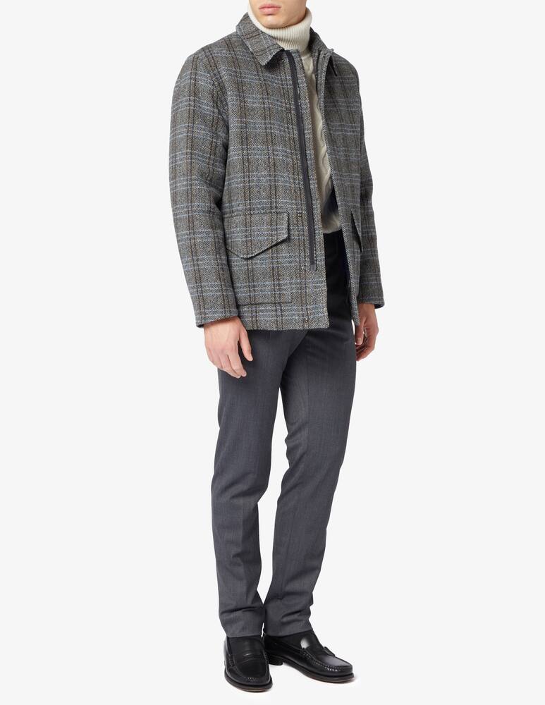 rinascente Aspesi Giubbotto phil shetland full zip spinato